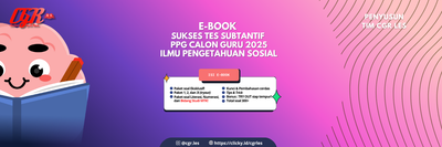 image for E-Book SUKSES TES SUBTANTIF PPG CALON GURU 2025 - IPS - CGR Les button