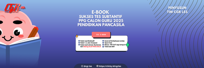 image for E-Book SUKSES TES SUBTANTIF PPG CALON GURU 2025 - PENDIDIKAN PANCASILA - CGR Les button