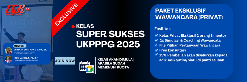 Highlight image for Kelas Super Sukses UKPPPG 2025 Eksklusif Wawancara - CGR Les