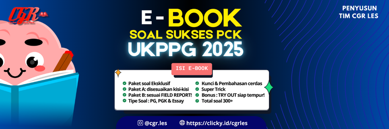 E-Book SOAL SUKSES PCK UKPPPG 2025 - CGR Les