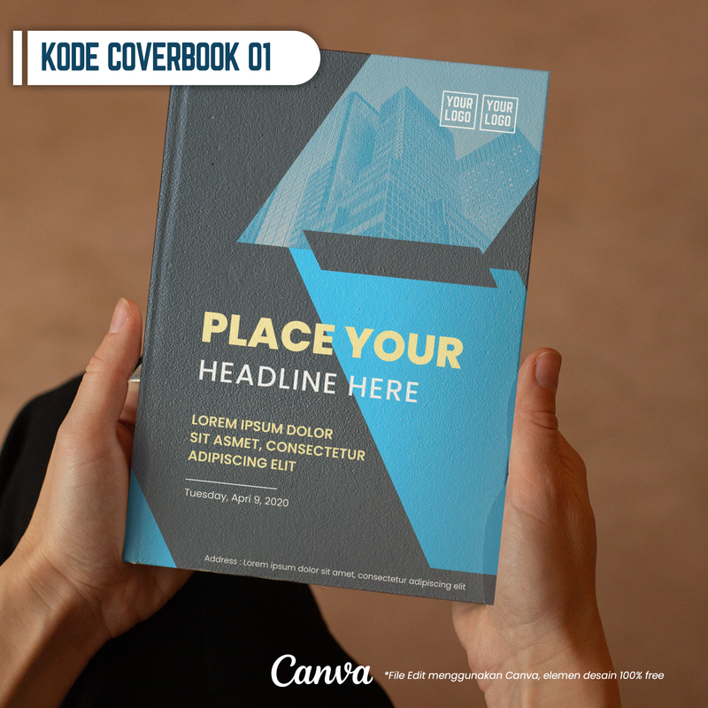 Highlight image 1 for Template Cover Buku Kode 01