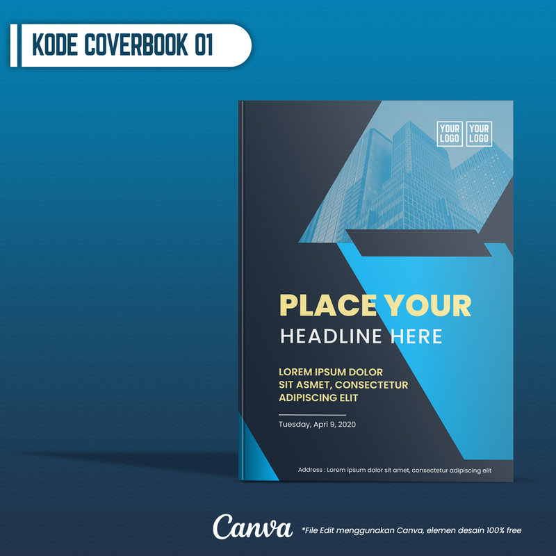 Highlight image 3 for Template Cover Buku Kode 01