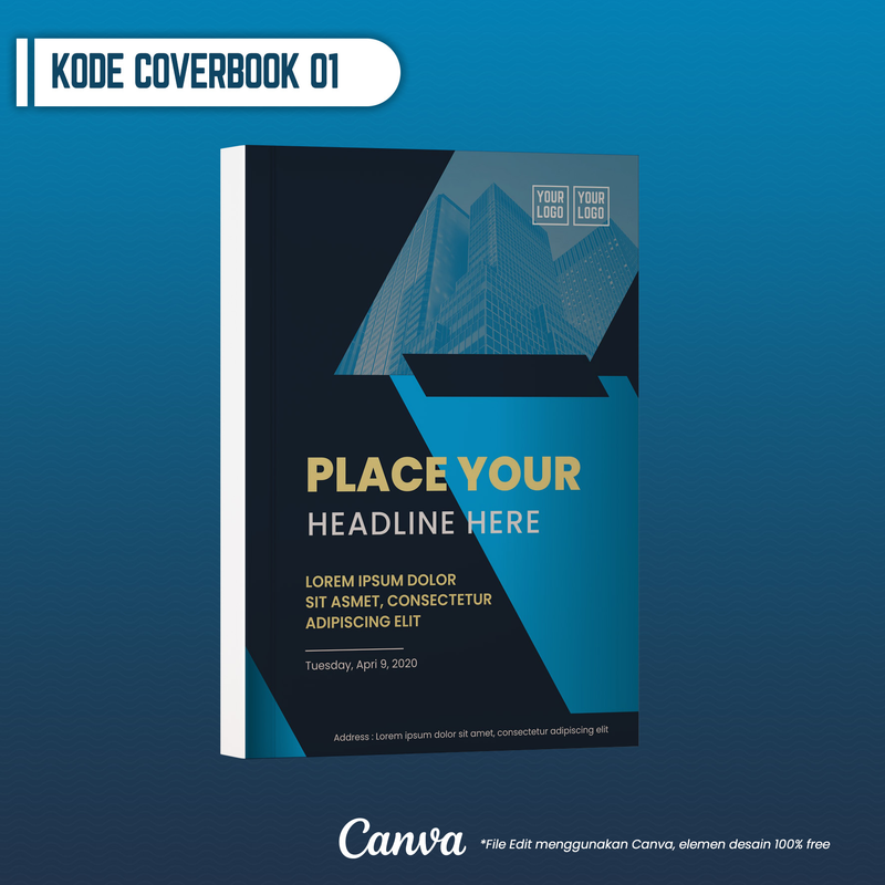 Highlight image 4 for Template Cover Buku Kode 01