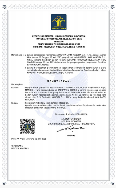 Image for Legalitas KNHM