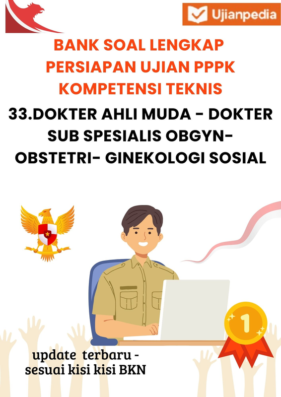Highlight image 1 for Bank Soal Lengkap Ujian PPPK Formasi 33.DOKTER AHLI MUDA - DOKTER SUB SPESIALIS OBGYN- OBSTETRI- GINEKOLOGI SOSIAL