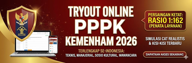 Highlight image 1 for Tryout Online PPPK Kemenham 2026 - Paket Lengkap