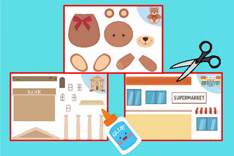 Highlight image 1 for 35 Lembar Worksheet Gunting & Tempel Anak Siap Cetak