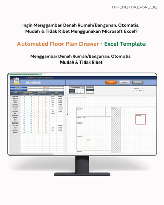 image for Automated Floor Plan Drawer  [Excel Template] button