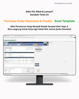 image for Automatic Purchase Order Generator & Tracker [Excel Template] button