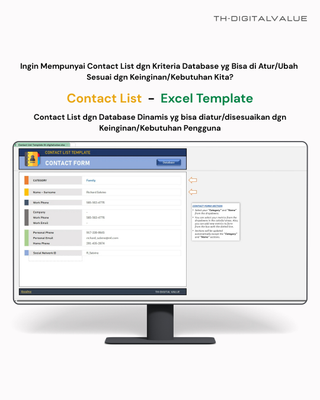 image for Contact List [Excel Template] button