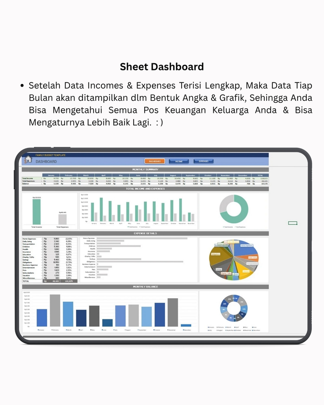 Highlight image for Family Budget - Excel Template