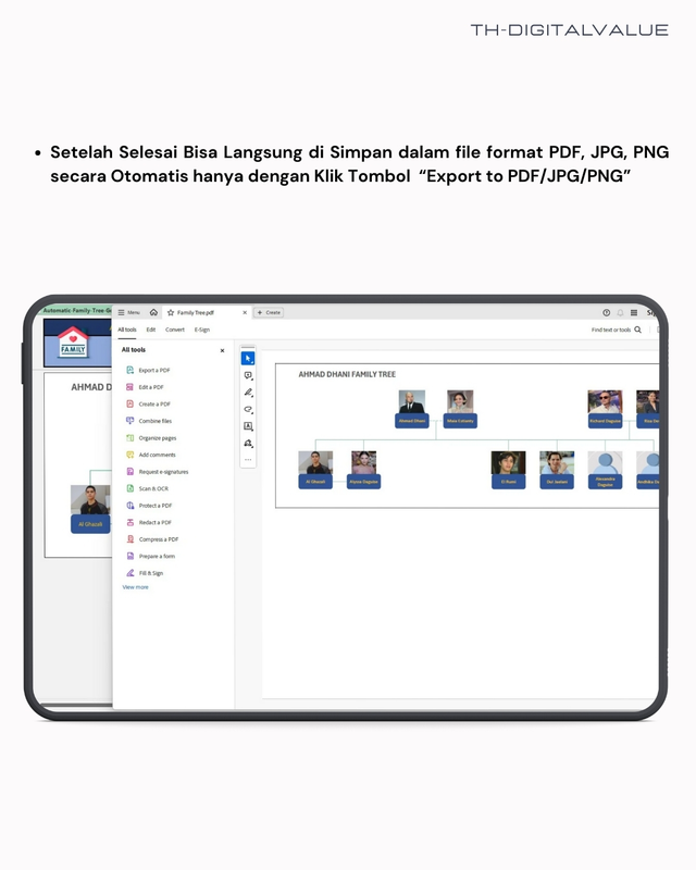 Highlight image 6 for Automatic Family Tree Generator - Excel Template