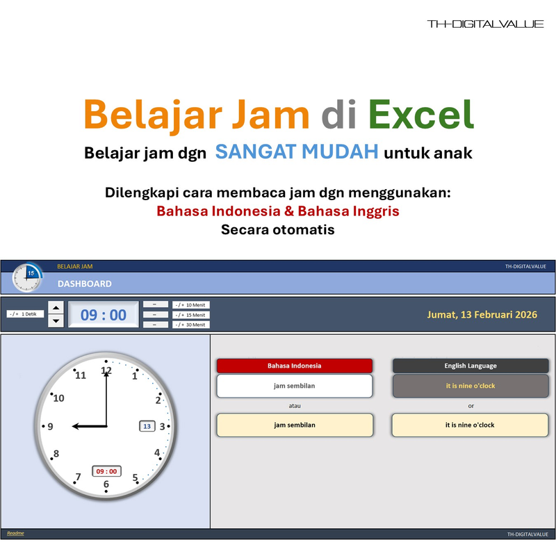 Highlight image 1 for Belajar Jam in Excel