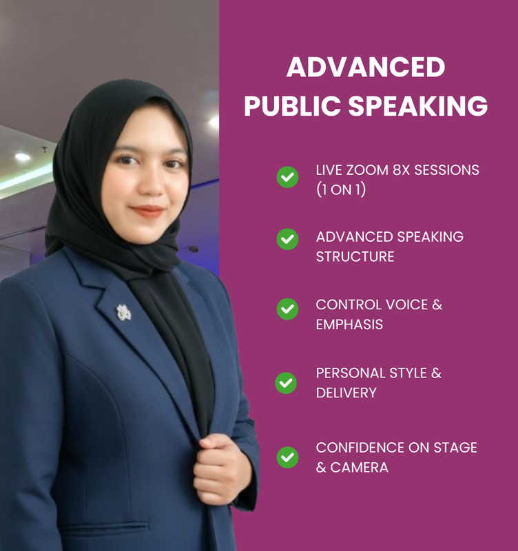 Highlight image for ADVANCED PUBLIC SPEAKING - 1 ON 1