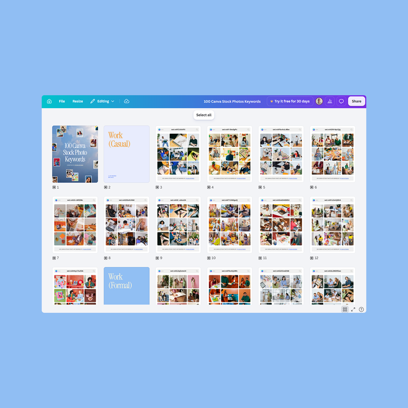 Highlight image 1 for 100 Canva Stock Photo Keywords