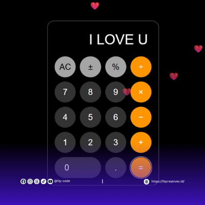 image for The Love Calculator 💘 button