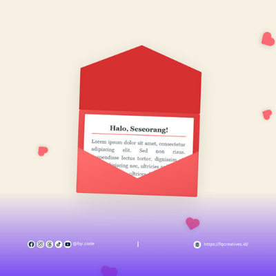 image for Template Surat Digital Interaktif 3D (Animasi Amplop & Musik) button