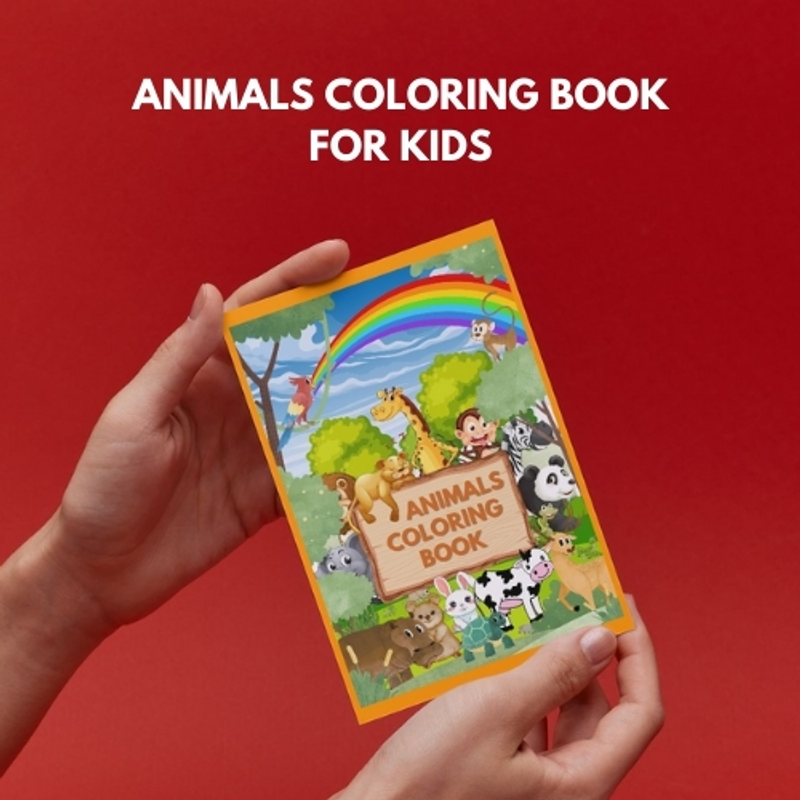 Highlight image for 🐾 Animal Coloring Book for Kids – Printable PDF 🎨