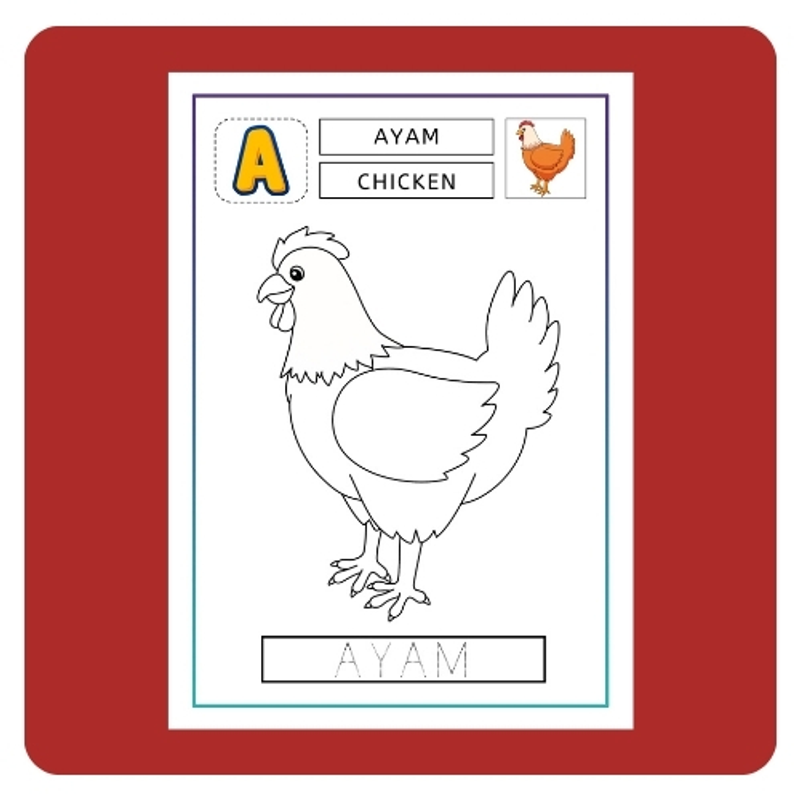 Highlight image for 🐾 Animal Coloring Book for Kids – Printable PDF 🎨