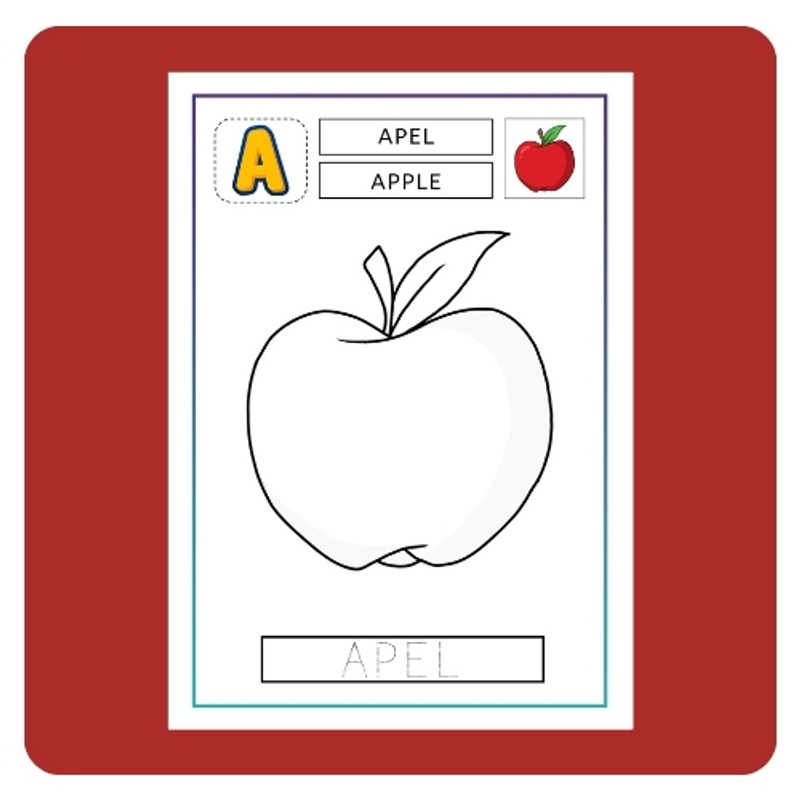 Highlight image 2 for 🥑 Fruits Coloring Book for Kids – Printable PDF 🎨