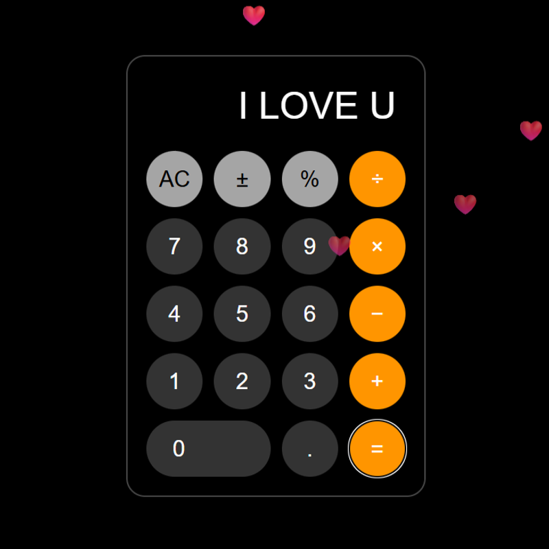 Highlight image for The Love Calculator 💘