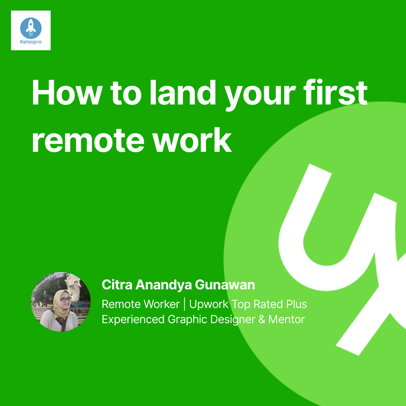 How to land your first remote work
