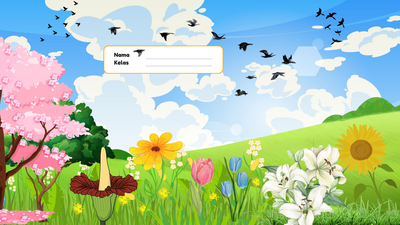 image for Ebook Printable Vol.4 Letter/A4 flora button