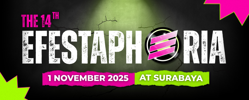 Highlight image for The 14th Efestaphoria - Bukti Ketiga VIP ( Paket 5 Tiket + Surat Kuasa )