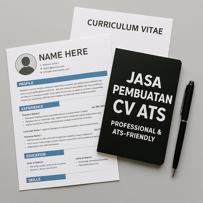 image for [JASA PEMBUATAN] Curriculum Vitae Applicant Tracking System (CV ATS) button