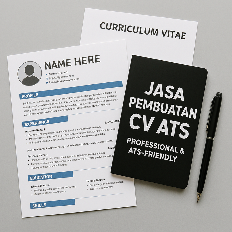 Highlight image for [JASA PEMBUATAN CV] Curriculum Vitae Applicant Tracking System (CV ATS)