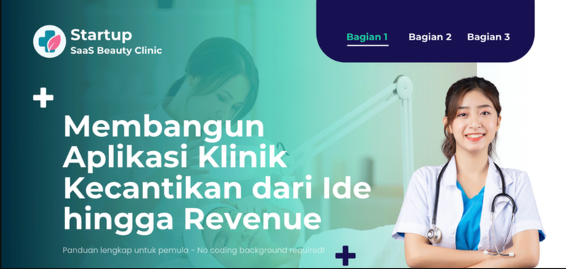 Highlight image 1 for Bangun Startup SaaS untuk Founder Non-Tech Tanpa Dev Team