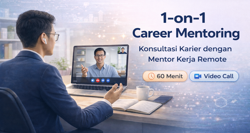 Highlight image 1 for 1-on-1 Career Mentoring: Konsultasi Karier dengan Praktisi Remote International