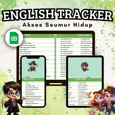 image for [NEW PRODUCT] ENGLISH TRACKER + BONUS 50.000++ KOSAKATA button