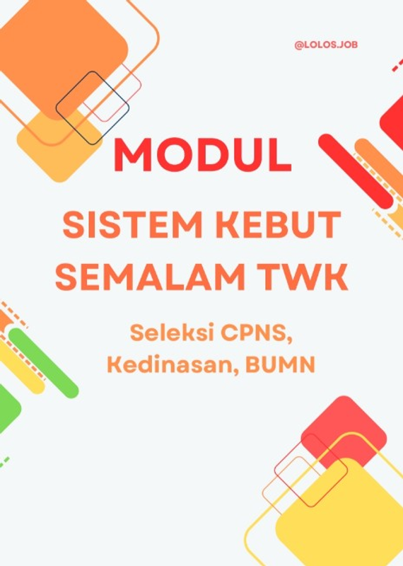 Highlight image for Modul Sistem Kebut Semalam TWK