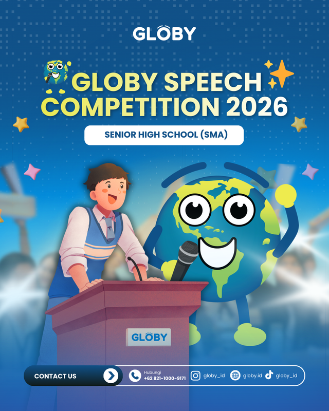 Highlight image 1 for Globy Speech Competition 2026 (Senior High School)