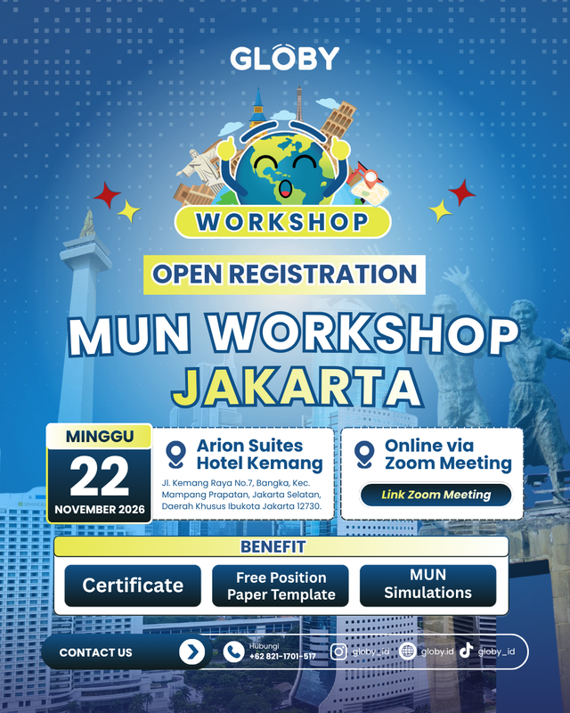 Highlight image for MUN Workshop (Junior & Senior High School) - Jakarta Selatan (22 November 2026) 