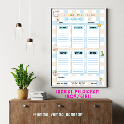image for Jadwal Pelajaran (Boy/Girl) button