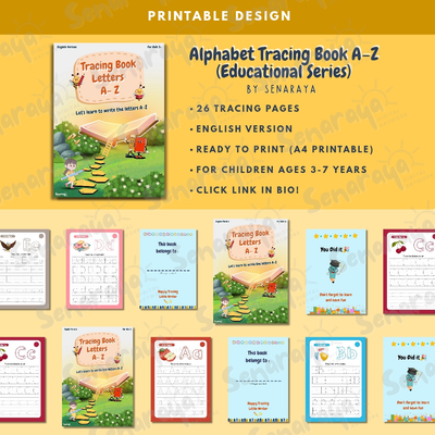 image for Alphabet Tracing Book A–Z English Ver – Printable A4 button