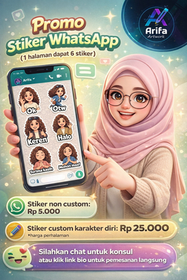 image for Stiker whatsapp custom button