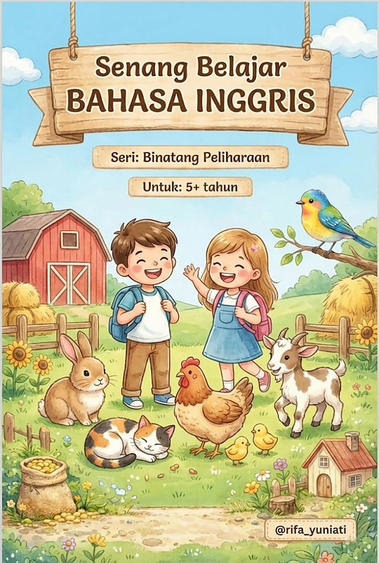 Highlight image for Worksheet Senang Belajar Bahasa Inggris seri Binatang Peliharaan