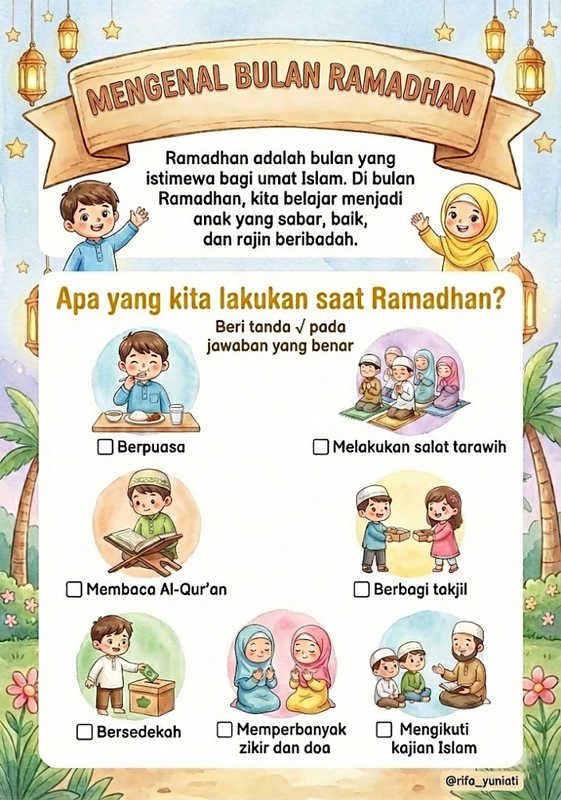 Highlight image for Worksheet Ceria Ramadhan 