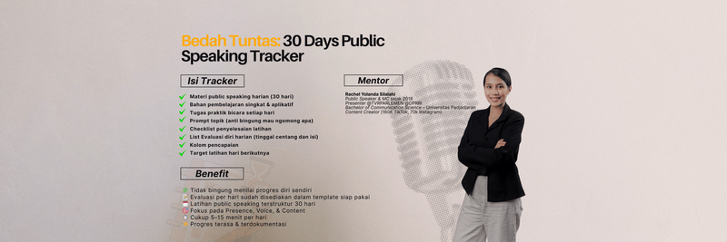 Highlight image for 30 Hari Public Speaking Tracker