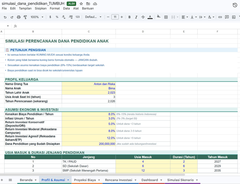 Highlight image for Simulasi Dana Pendidikan - TemanTumbuh
