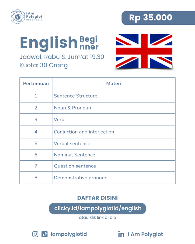 Highlight image 2 for English Class - Beginner, Intermediate, & Speaking