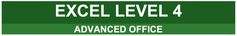 Highlight image for Excel Level 4 Advanced Office