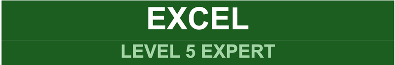 Highlight image for Excel Level 5 — Expert
