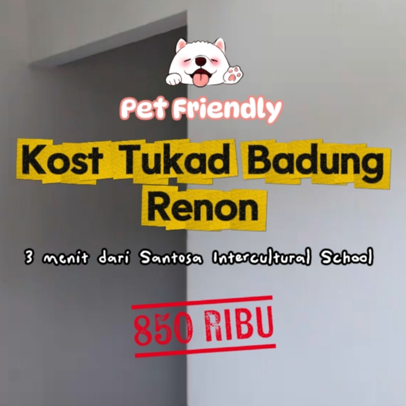 Highlight image for Kost Pet Friendly Dekat Santosa Intercultural School, Renon - Harga Sewa Rp 850 Ribu