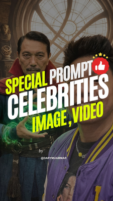 image for (BAYAR SEIKHLASNYA) PROMPT AI SELEB IMAGE, VIDEO (SPECIAL EDITION) button