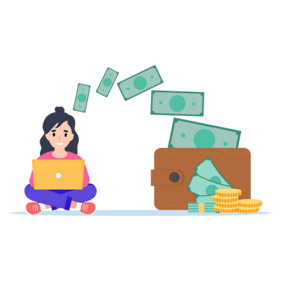 image for Cara Dapat Penghasilan dari Blog button