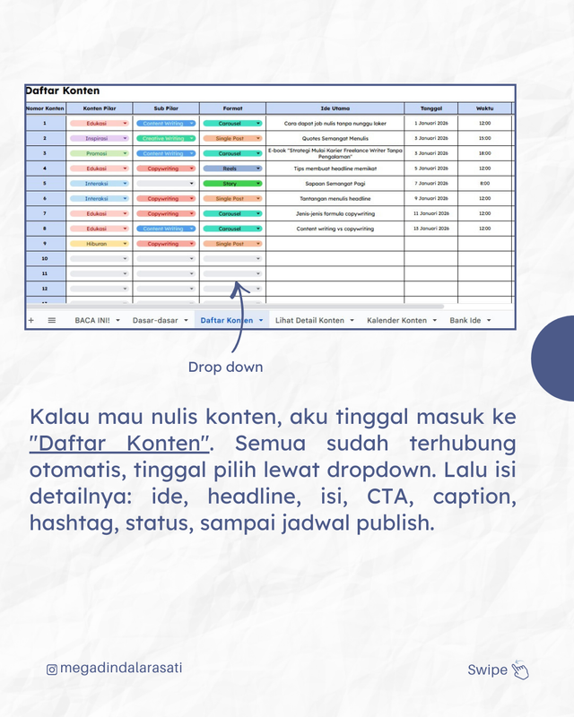 Highlight image for Template Content Planner Instagram 